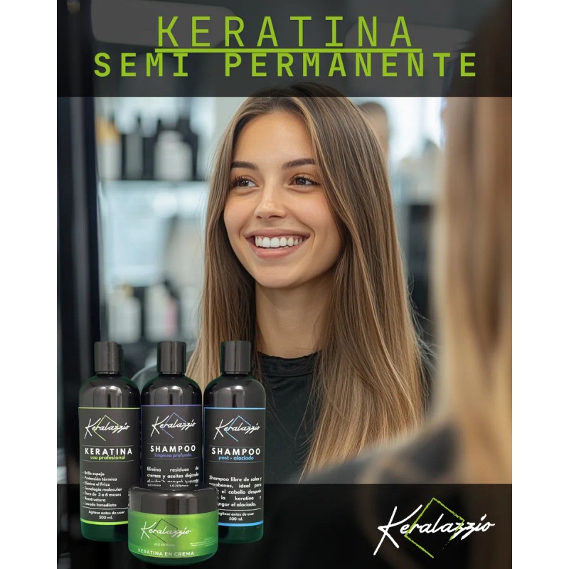 Keratina Premium Uso Profesional + Kit Post Alaciado