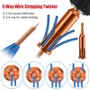 Feekoon Wire Twister Tool for Drill 3 PCS Wire Twister