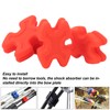 4pcs Bow Limb Dampener Wear Resistant Rubber Reducing Noise Vibration