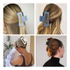 Juego De 8 Pinzas Para El Cabello Smksl, Tamaño Mediano