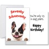 Allynn's Funny Happy 70th Birthday Card for Men or Women