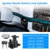 WMPHE Ignition Switch Lock Cylinder with 2 Keys Compatible with