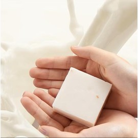 Paquete 6 Jabónes Tailandés De Arroz Hecho A Mano Colágeno Vitamina E Blanqueamiento Hidratante, De Leche De Arroz, Blanqueador, Limpieza Suave para Lavar la Cara, Manos y Cuerpo.