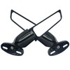 KAIQIVEM Motorcycle Mirrors Stealth Wind Wing Side Rearview Mirrors Compatible