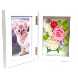 Flower Birthday Present, Preserved Flower Gift, Birthday Gift, Photo Frame, Wedding Gift, Anniversary Gift, Baby Shower, Celebration, Flower Arrangement, Flower Gift, Sanmokusui