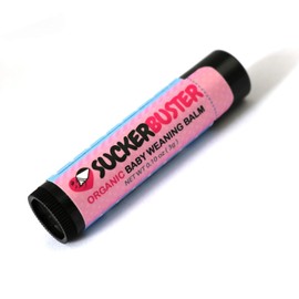 SUCKERBUSTER Baby Breastfeeding Weaning Balm Stick - 10oz, Organic Nipple Cream in Balm Stick - Postpartum Essentials, Stop Breastfeeding Essentials