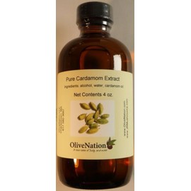 OliveNation Cardamom Extract, Oil Soluble, Sweet & Savory Baking & Cooking, Holiday pastries, Sugar Free, Non-GMO, Gluten Free, Kosher, Vegan - 32 oz