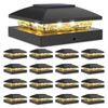 VOLISUN 4x4 Solar Post Cap Light 16pack,Solar Fence - Post