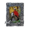 3.5" X 5" 4 Horse Pewter Frame