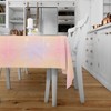 CAXUSD Large Size Rainbow Tablecloth Birthday Decor Versatile Party Table