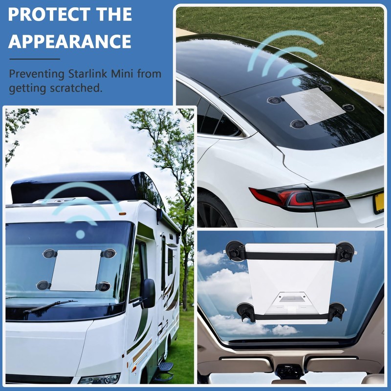 Klawdsky Starlink Mini Suction Cup Mount, Starlink Mini Mounting Kit