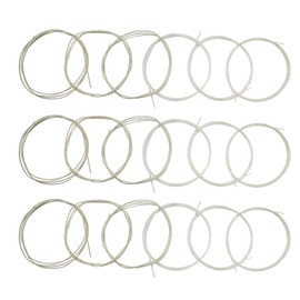 JYsun Classical Guitar Strings 3 full sets Clear Nylon for E-1st B-2nd G-3rd and Nylon Core Silver-Plated Copper Alloy Wound for D-4th A-5th E-6th