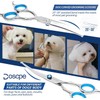 Doscpe Curved Dog Grooming Scissors 7.28 inches Round Tips Pet