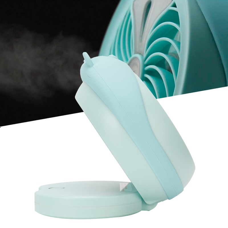 Cute Desktop Mini Fan Portable Humidifying Mist Spray Fan for