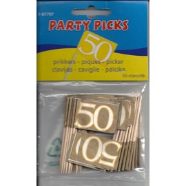 Folat Party-Picker 50. Jubiläum 50er Pack