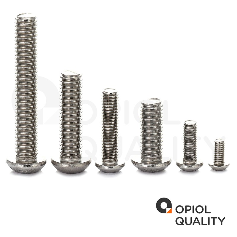 OPIOL QUALITY® Rounded Head Screws Hexalobular Torx ISO 7380 M6