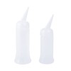 BIUDECO 5pcs Hairdressing Scale Applicator Bottles Graduated Measurement Small Shampoo