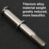 Saddle Clamp Seatpost Titanium Alloy Bolt Screw Gasket for Brompton
