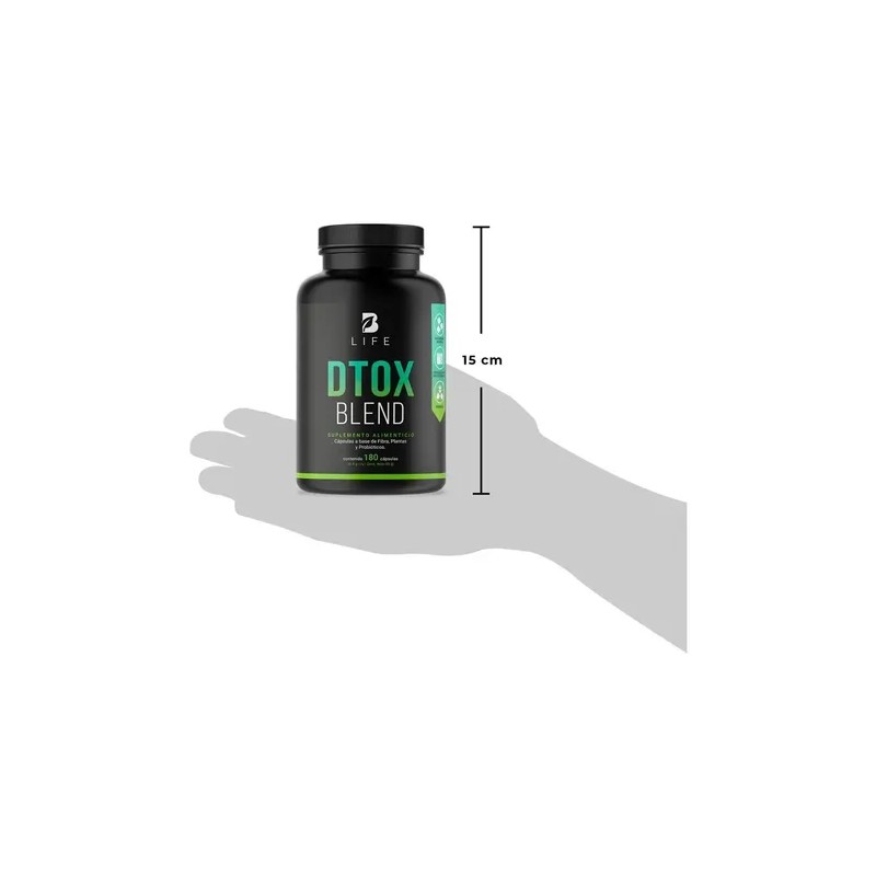 Detox Natural De 180 Cápsulas, Dtox Blend B Life