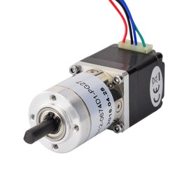 STEPPERONLINE 27:1 Planetary Gearbox Nema 11 Dual Shaft Geared Stepper Motor DIY Robot Camera