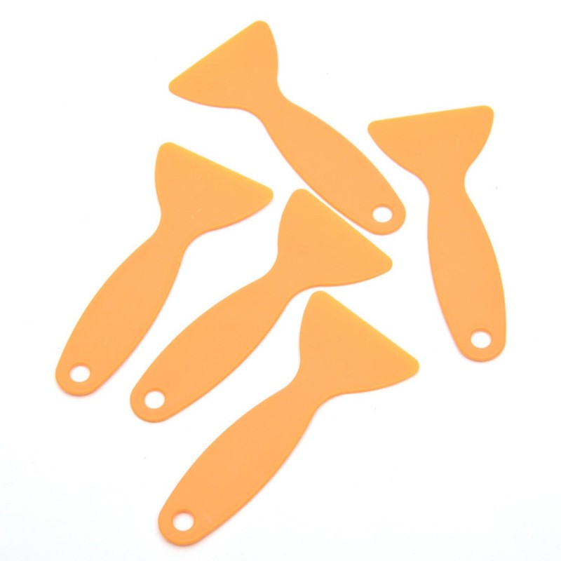 Dzrige 6 Pieces Resin Scraper, Plastic Remover Scraper Air Bubble