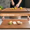 Wood Cutting Boards for Kitchen, 17x12 Inch Butcher Block with