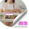 Small Food Allergen Date Info Labels - Food Allergy Labels