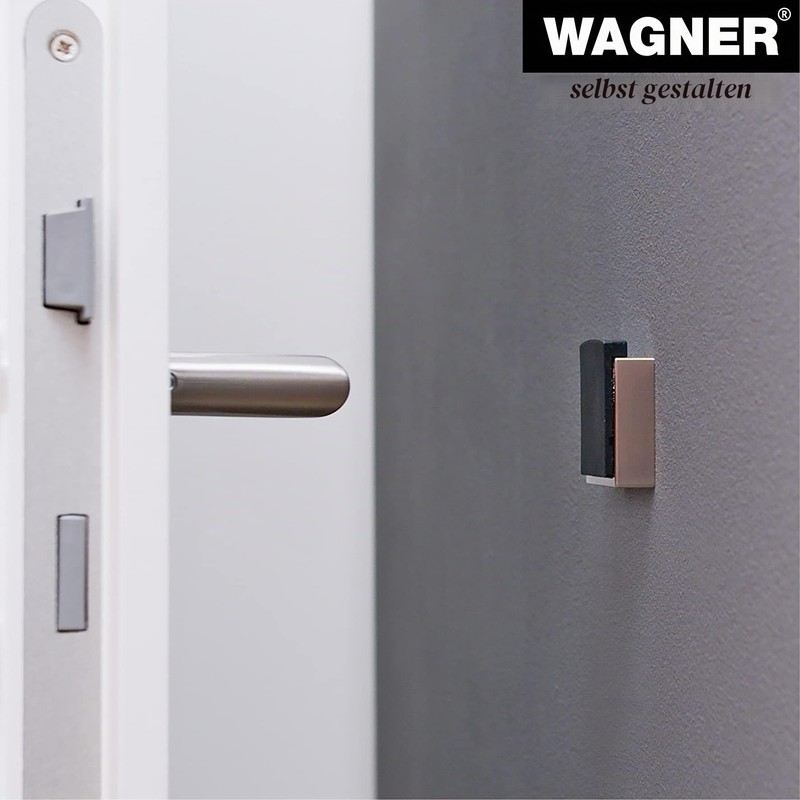 WAGNER Designer Floor & Wall Door Stopper Screw or Glue