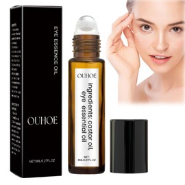 8ML Rollerball Castor Oil,Eye Cream,Castor Oil and Frankincense Eye Roller,Under Eye Cream,Castor Oil Hydrating Eye Cream,Eye Brightening Cream,Anti Aging Eye Cream,Firming Eye Cream,Eye Gel