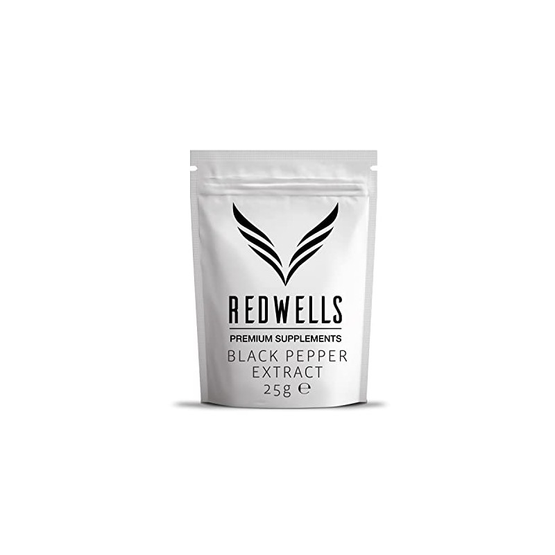 Black Pepper Extract Powder 95% Piperine Herbal Extract REDWELLS -