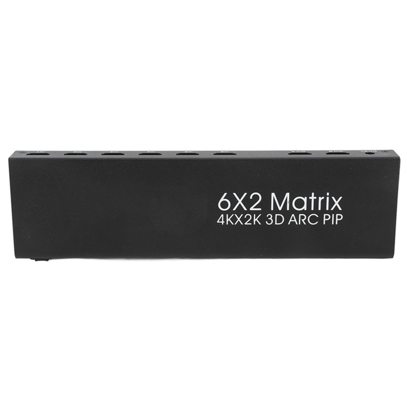 6x2 HD Multimedia Interface Switch Splitter 6 in 2 Out