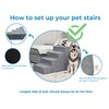 Best Pet Supplies Foldable Foam Pet Steps for Small Dogs