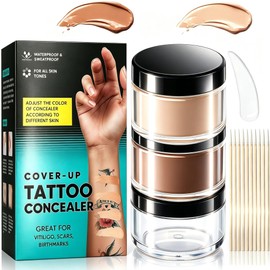 Tattoo Cover Up Makeup Waterproof,Long-Lasting Waterproof Coverage