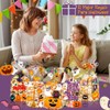 Yakiter 100Pcs Bolsas de Celofán para Halloween,Embalaje Bolsa de Halloween,5