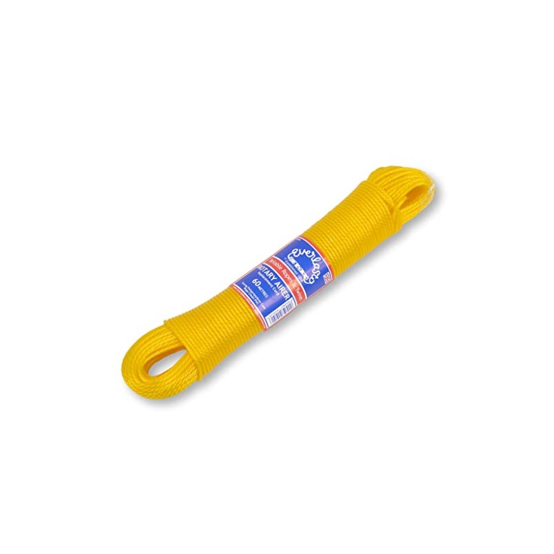 Everlasto Yellow 50m PVC Rotary Replacement Line Clothes/Washing Line