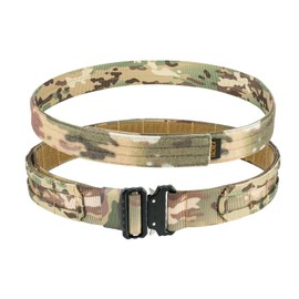 TACNEX Tactical Gun Belt Molle Battle Belt Rigger's Heavy Duty Belt Military Gear Utility Belt MC L