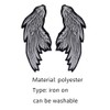 PaEmbro Angel Wing Patches Embroidered Fabric Patches Iron On Patch