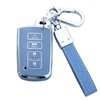 Yuebutor Key Fob Cover Case Compatible with Toyota Highlander Camry