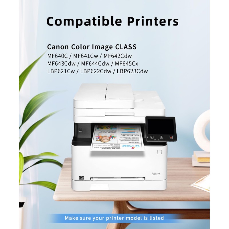 054H Toner Cartridge Replacement Compatible for Canon 054H 054 Use