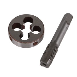 CNBTR BSP 1/8 Metric Tap and Die Set for Industry Repair Silver Thread Tap Tool