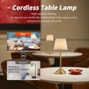Mr. White Set of 2 Cordless Wireless Rechargeable Touch Battery