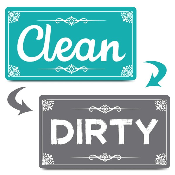 PSLER Dirty Clean Dishwasher Magnet,Dishwasher Sign Clean Dirty Sign Magnet