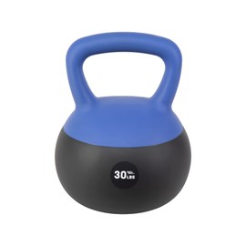 NonZero Gravity Iron Sand Soft Kettlebell with PVC Shell, Shock-Absorbing Base & Extra-Wide Grip for Versatile Workouts | Durable Strength Training Equipment, 30 lbs