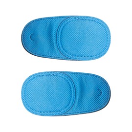 2 Pack Eye Patch for Glasses, Reusable Left & Right Eye Patches for Kids, Toddler, Children, Lazy Eye(Blue) (2)