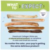 Pawstruck Natural Large 12" Beef Collagen Sticks for Dogs -