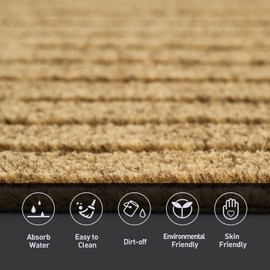 koloko Runner Rug 2ft x 31ft Outdoor Carpet Runners, Indoor Hallway Runner Rugs with Non-Slip Rubber Backing, Custom Sizes Door Mat