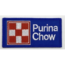 Retro Purina Chow Livestock Cattle Feed Iron Sew On Patch Retro Vintage Style Hat Cap