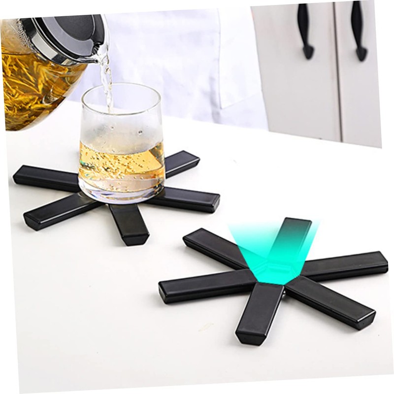 SHOWERORO Folding Pot Holder Kitchen Mat Heat Resistant Pad Insulation