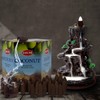 Coconut Backflow Incense Cones for Waterfall Aromatic Smoke Fountain Haze