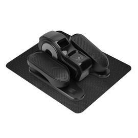 Stepwaver Non-Slip Workout Mat for Under Desk Ellipticals, Double-Sided, 23.6" × 17" Equipment Mat for Ellipse Leg Exerciser, 0.2 Inch Thick, Stair Stepper, Stability & Floor Protection